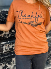 Load image into Gallery viewer, Thankful For Farmers Graphic Tee
