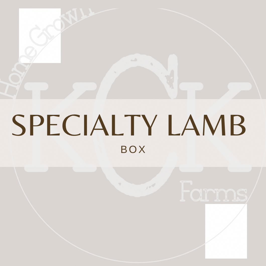 Specialty lamb box