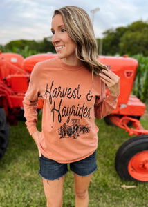 Harvest and Hayrides Comfort Long Sleeve Tee