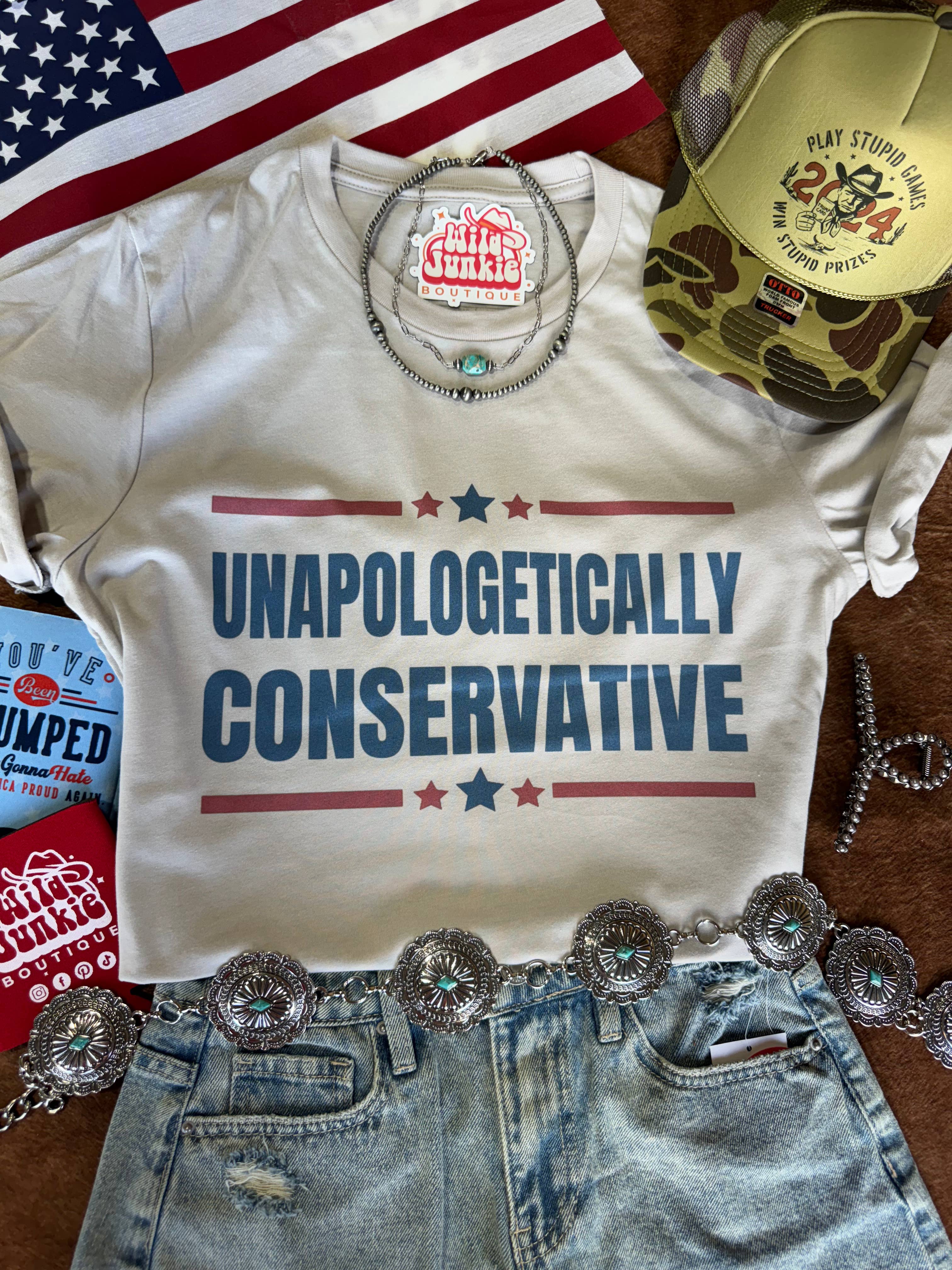 Unapologetically Conservative Graphic Tee: M