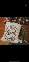 Load image into Gallery viewer, Support local farmers canvas bag
